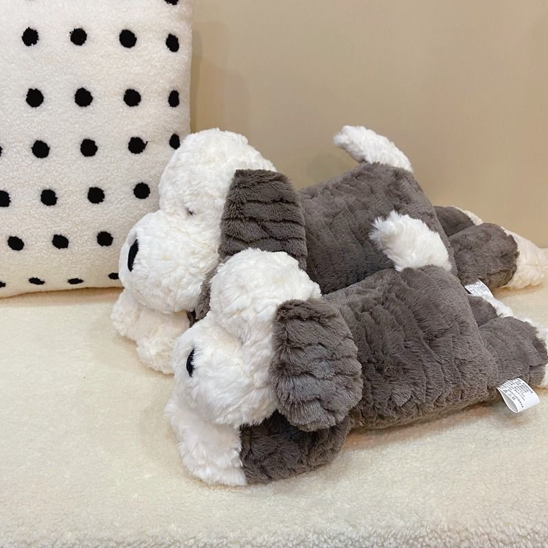 Realistic Dog Plushies Kawaii Gray Puppy Doll for Kids Gift Cute Stuffed Animals Wholesale Dog Toys Manufacturers 15