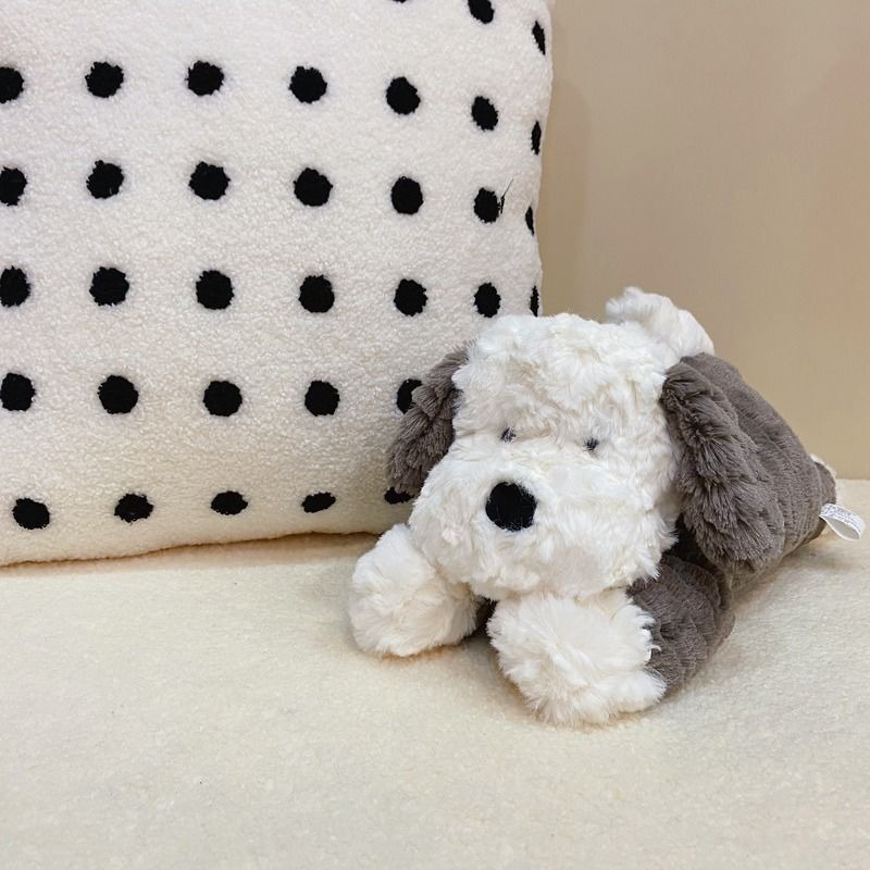 Realistic Dog Plushies Kawaii Gray Puppy Doll for Kids Gift Cute Stuffed Animals Wholesale Dog Toys Manufacturers 14