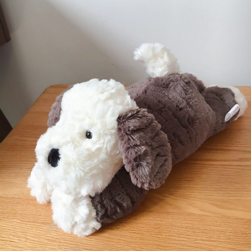 Realistic Dog Plushies Kawaii Gray Puppy Doll for Kids Gift Cute Stuffed Animals Wholesale Dog Toys Manufacturers 22