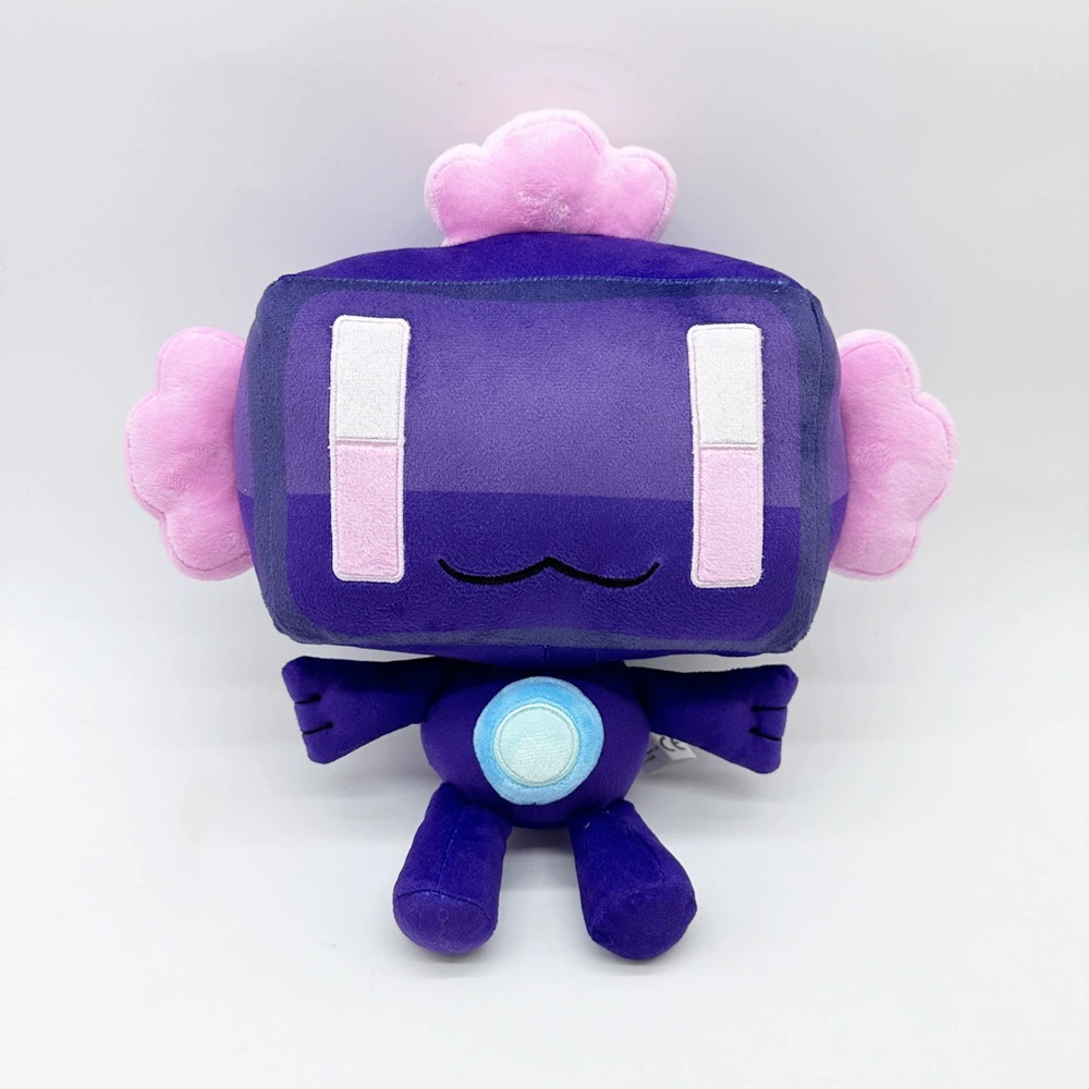 30cm Stuffed  Cute Purple Hive Games Endolotl Plush Toy Figure with Pink Accents  Kawaii Stuffed Doll 18