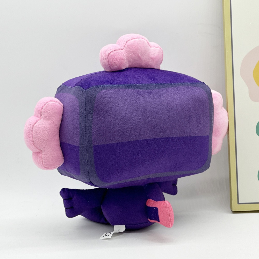 30cm Stuffed  Cute Purple Hive Games Endolotl Plush Toy Figure with Pink Accents  Kawaii Stuffed Doll 17