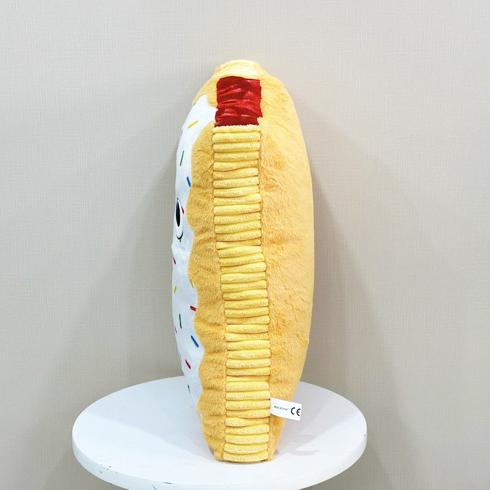 Cute Sprinkle Toast Plush Pillow - 48cm Kawaii Food - Shaped Stuffed Toy 20