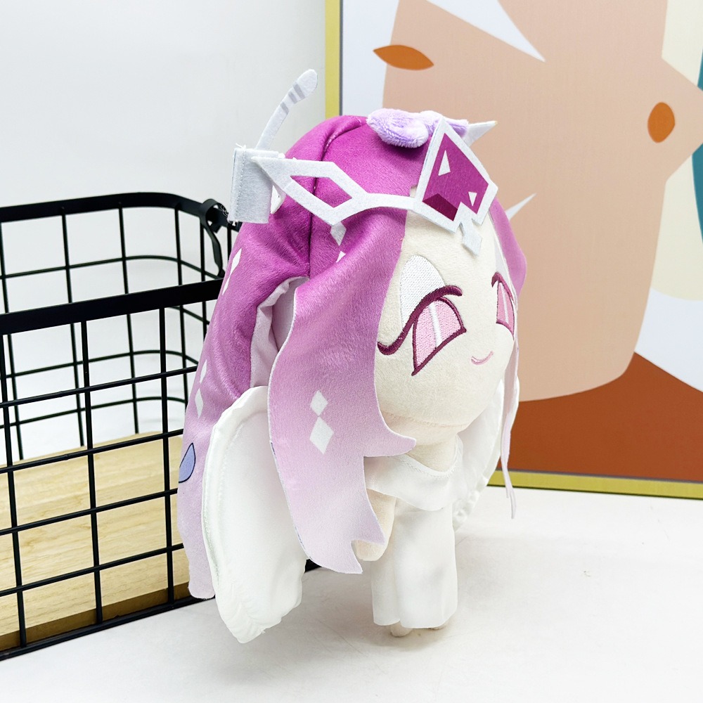 Creative 25cm Kawaii Girl Dolls Plush Toy Pink Hair Princess Anime Doll Custom Cartoon Stuffed Toys  Merch Soft Toy Gift 15