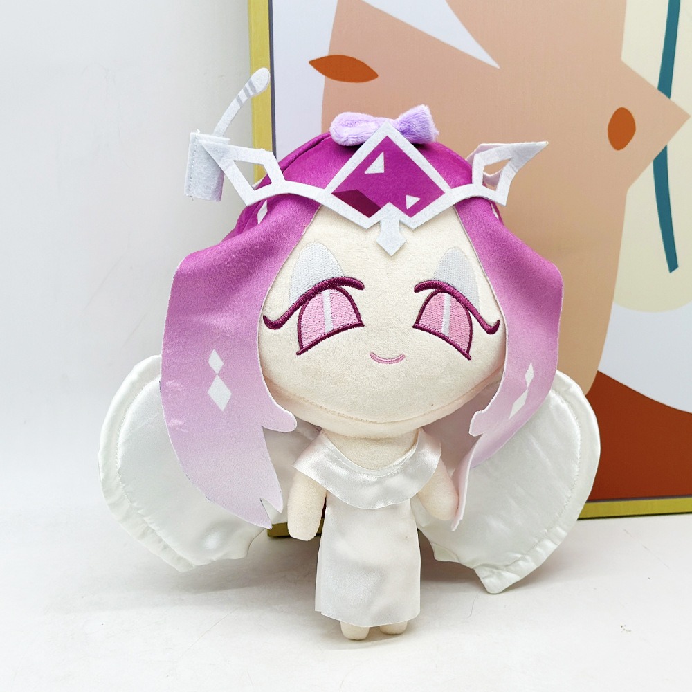 Creative 25cm Kawaii Girl Dolls Plush Toy Pink Hair Princess Anime Doll Custom Cartoon Stuffed Toys  Merch Soft Toy Gift 11