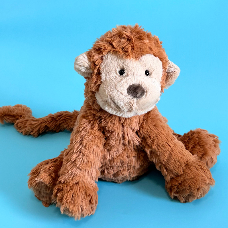 Factory-direct sale of creative designs in the shape of furry monkeys, which are soft and comfortable. 11