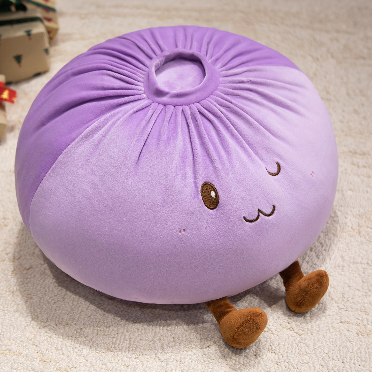 Creative design of baozi - shaped plush doll pillows with cute shapes, soft and comfortable, providing comfort, companio 14