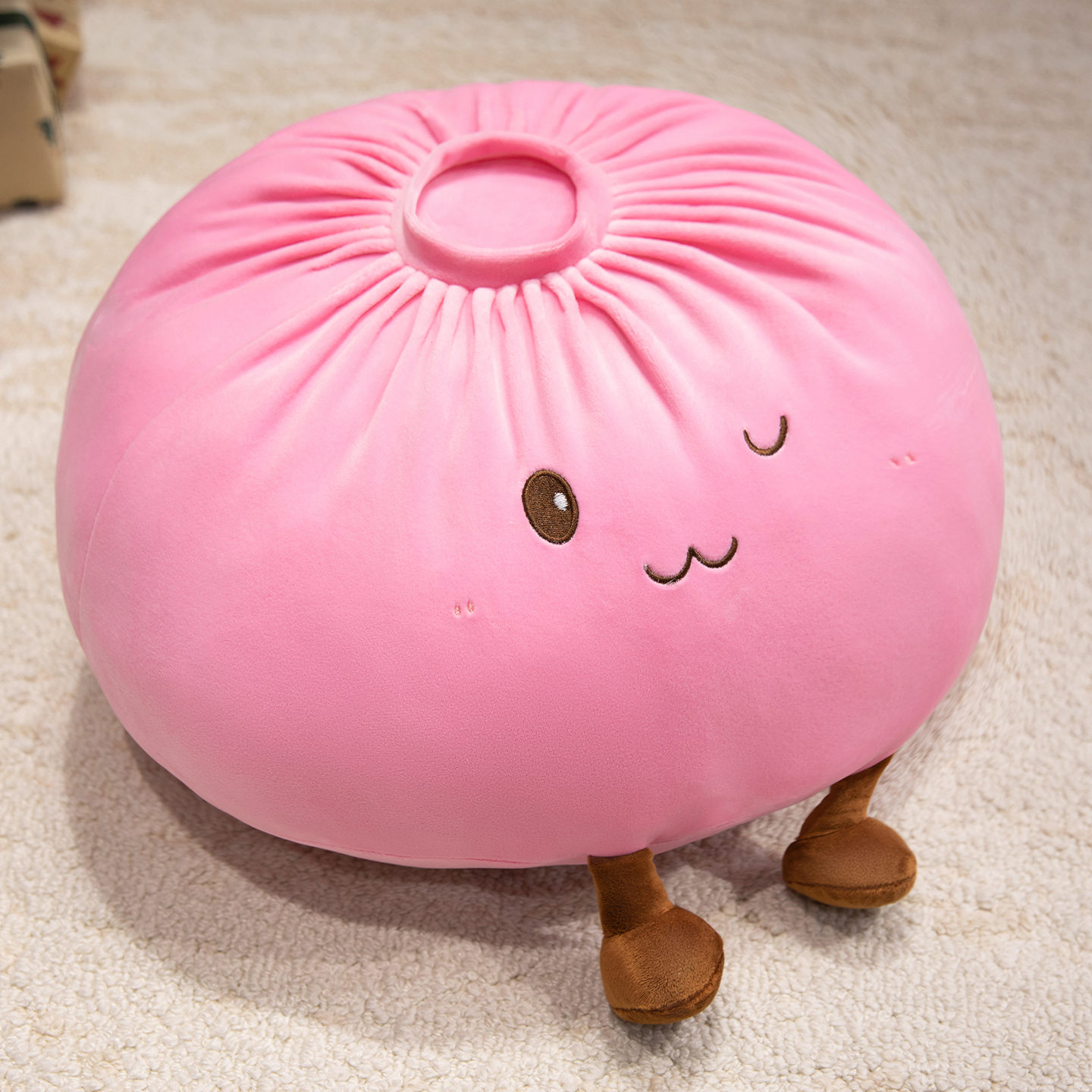 Creative design of baozi - shaped plush doll pillows with cute shapes, soft and comfortable, providing comfort, companio 13