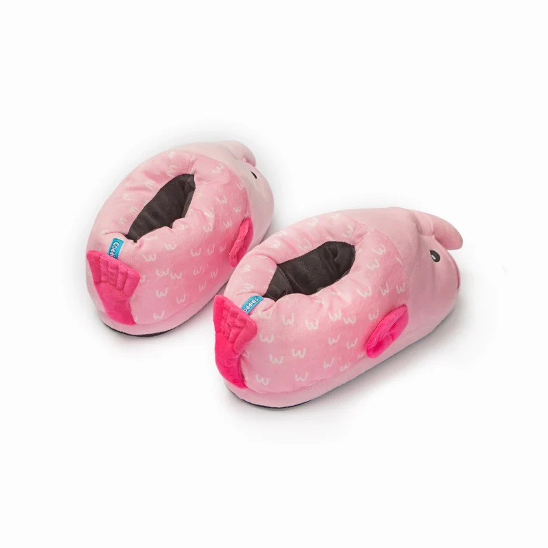 Cute Pink 25cm Blobfish Slippers Plush Slippers for Kids, Cozy Animal Shaped House Shoes 9
