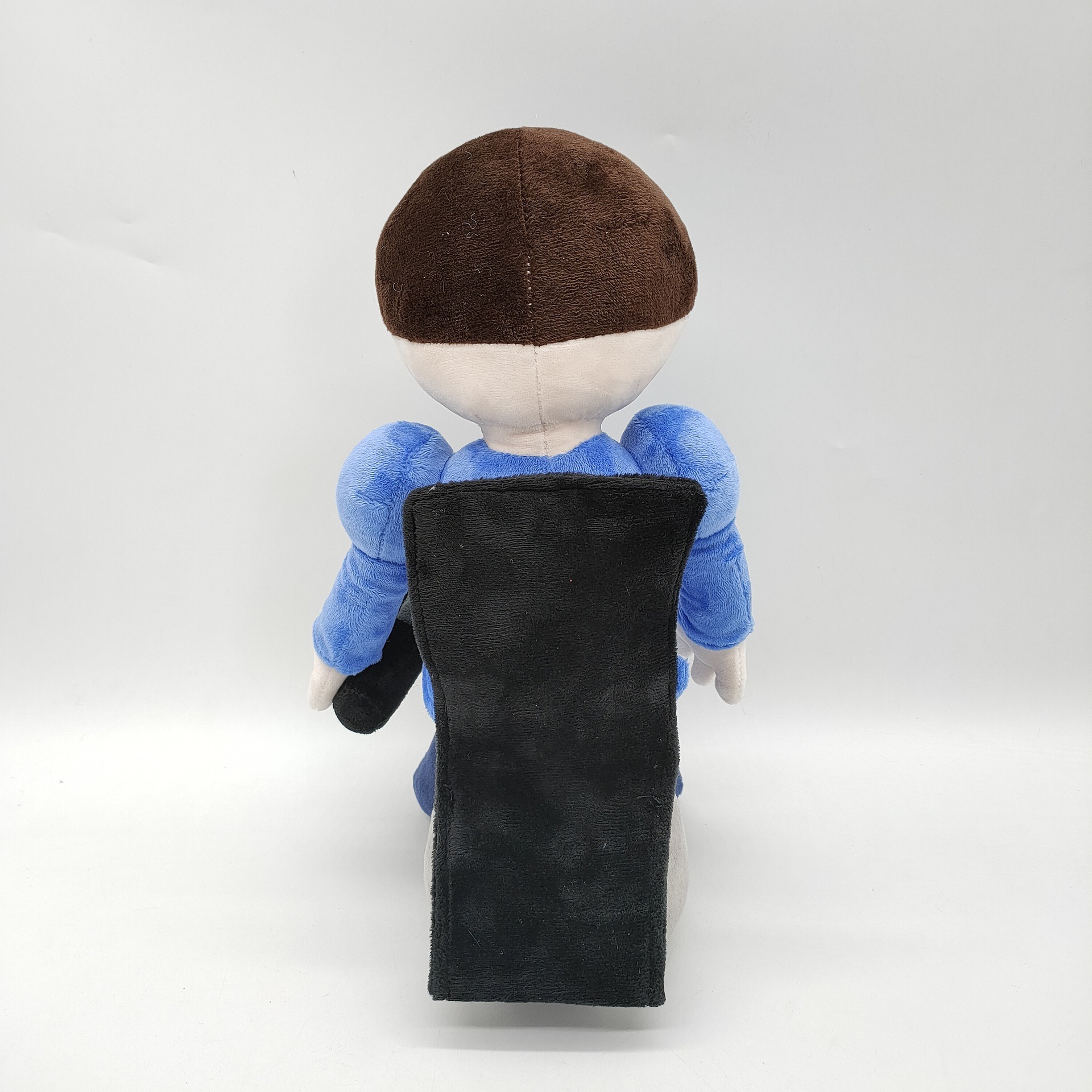 30cm Blue Dave And Bambi Plush Funny Meme Plush Toy Blue Suit Character with Microphone Soft Stuffed Doll for Fans 19