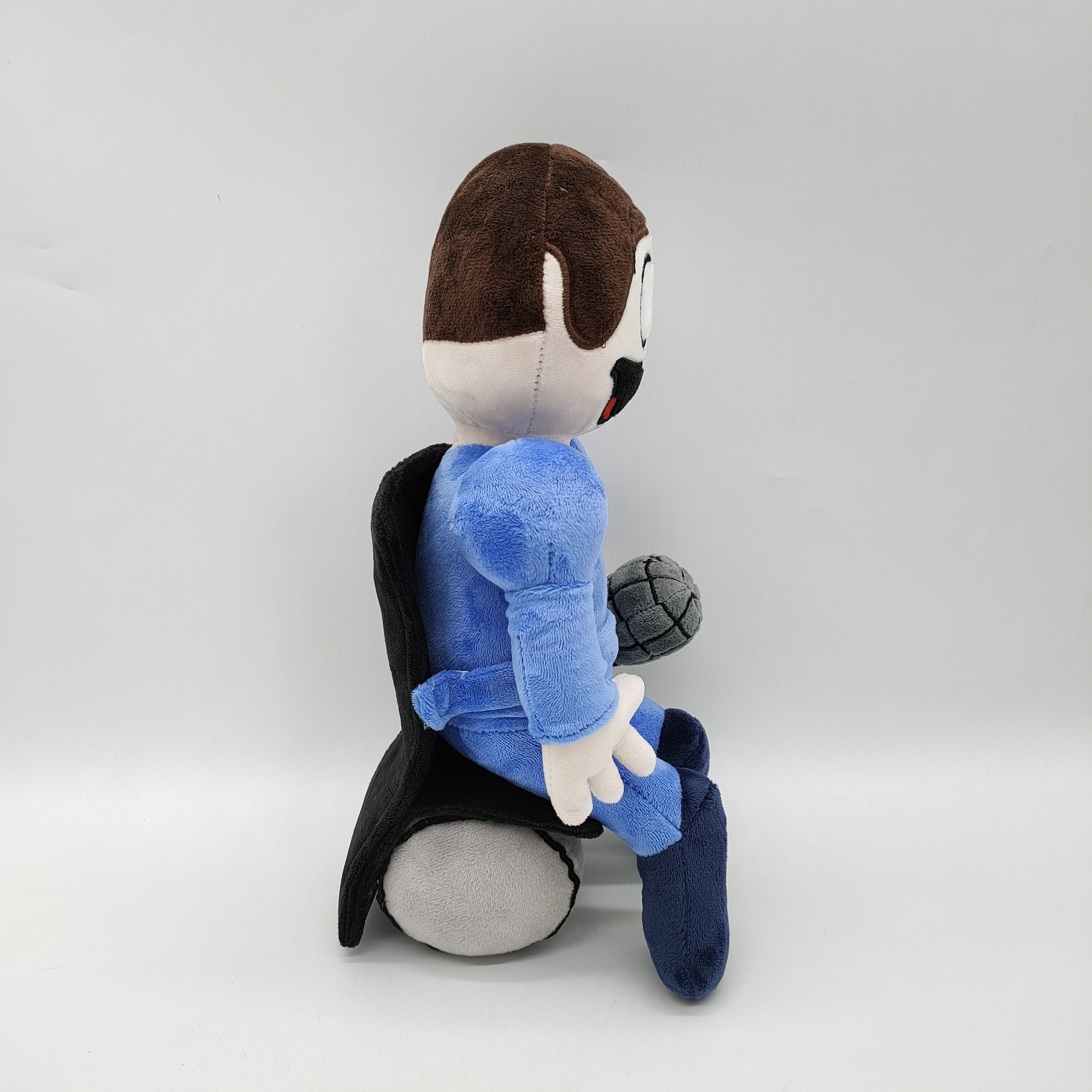 30cm Blue Dave And Bambi Plush Funny Meme Plush Toy Blue Suit Character with Microphone Soft Stuffed Doll for Fans 22