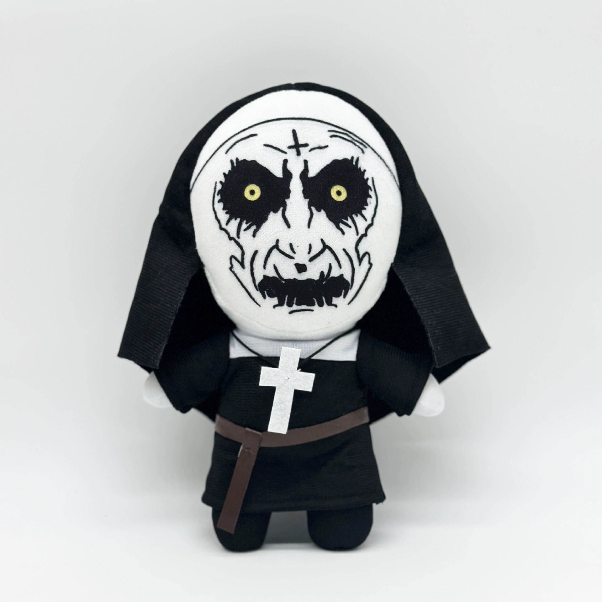 23cm The Nun Plush  Horror Nun Plush Doll  – Scary Gothic Stuffed Toy with Cross, Halloween Collectible Figure 19