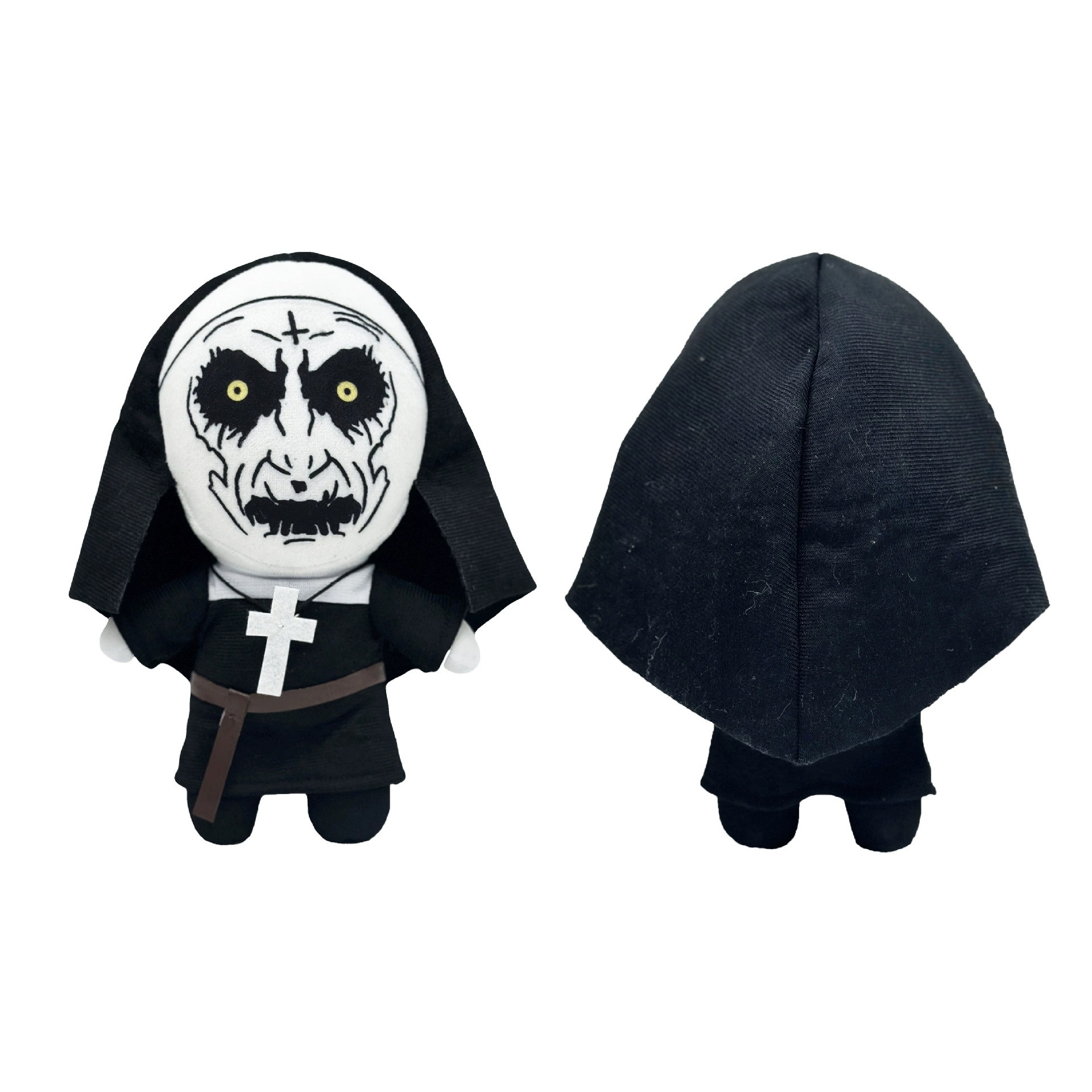 23cm The Nun Plush  Horror Nun Plush Doll  – Scary Gothic Stuffed Toy with Cross, Halloween Collectible Figure 22