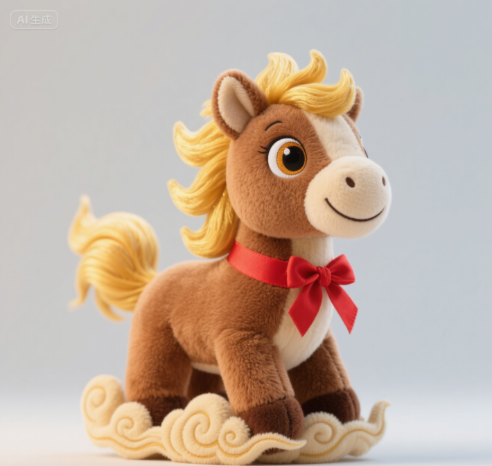 Customized plush dolls of the mascot for the Year of the Horse, directly sold by the factory 11