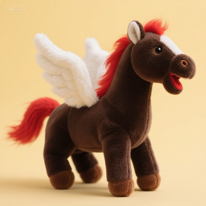 Customized plush dolls of the mascot for the Year of the Horse, directly sold by the factory 15