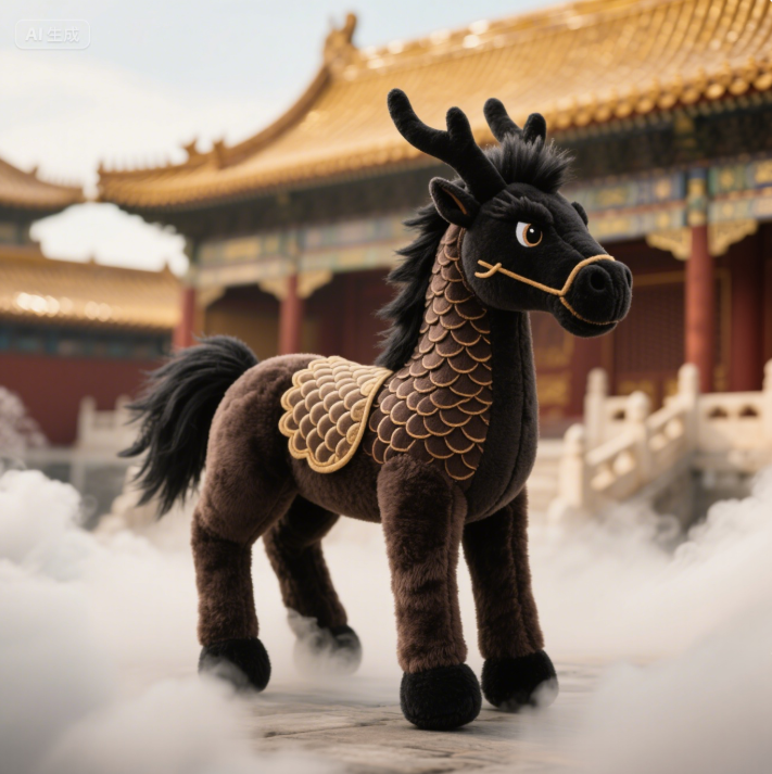 Creative Design of Horse Year Mascots with the Spirit of Longma, Customized Series of Plush Dolls 13