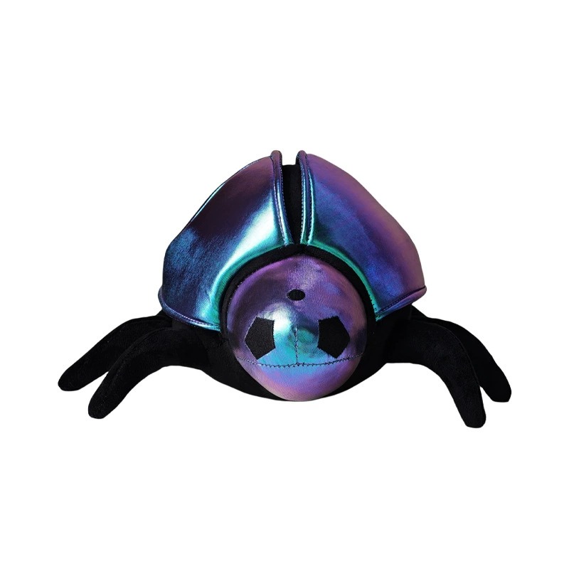 Peluche Doug l'Insecte de 25 cm, scarabée en peluche métallisé brillant, insecte irisé aux pattes douces, insecte futuriste 9