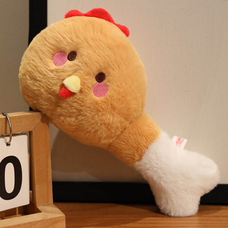 Creative design of Chicken Leg Bao plush doll pillow, soft, comfortable, and a warm home decoration 13