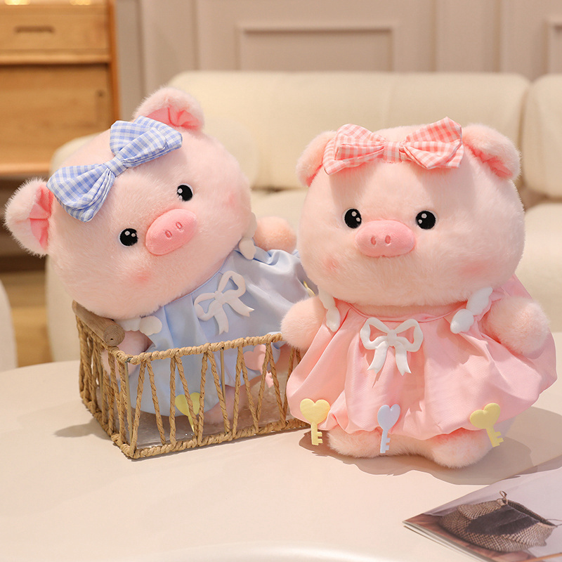 Креативный дизайн плюшевых поросят-пары милых форм, мягкие и приятные на ощупь, идеальный подарок для детей. 17