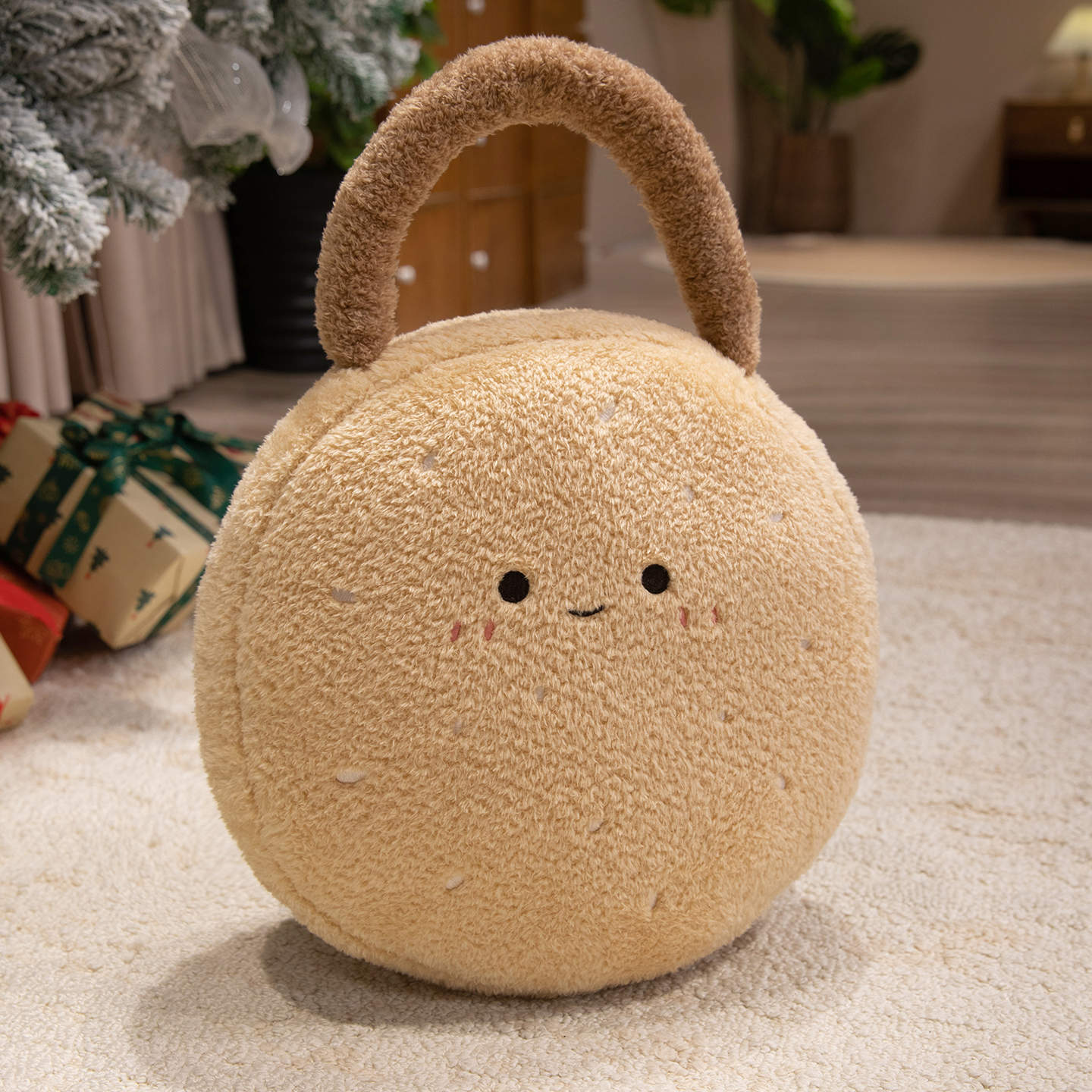 Creative Design of Slacking off and Empty Promises Plush Doll Handbag, a Must - have for Office Workers, with a Blanke 12