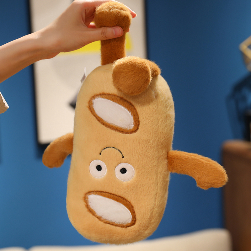 Creative design of the Baguette Boy plush doll with a cute shape, soft and comfortable. Directly sold by the manufacture 17