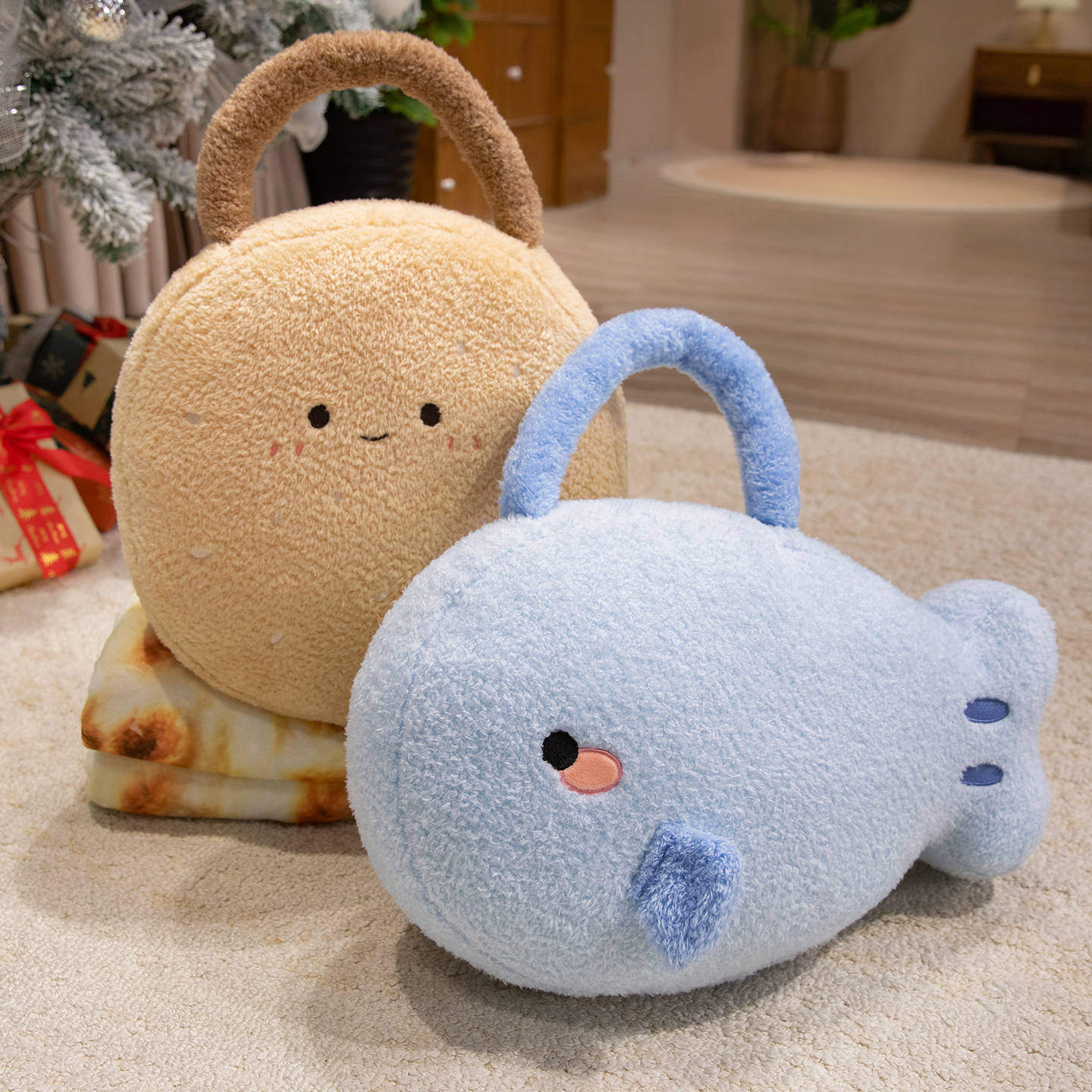 Creative Design of Slacking off and Empty Promises Plush Doll Handbag, a Must - have for Office Workers, with a Blanke 14