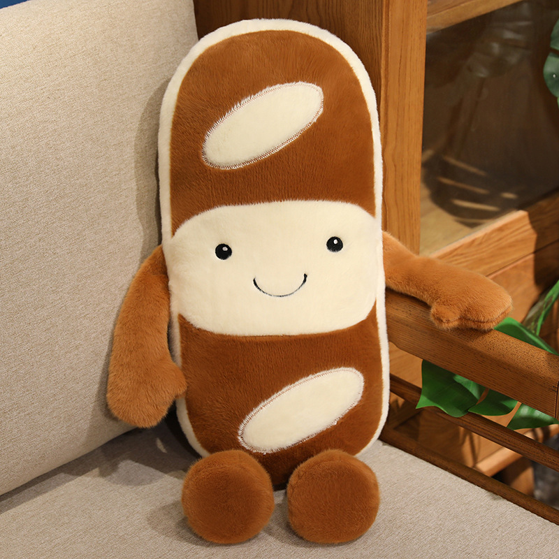 Creative design of the Baguette Boy plush doll with a cute shape, soft and comfortable. Directly sold by the manufacture 12