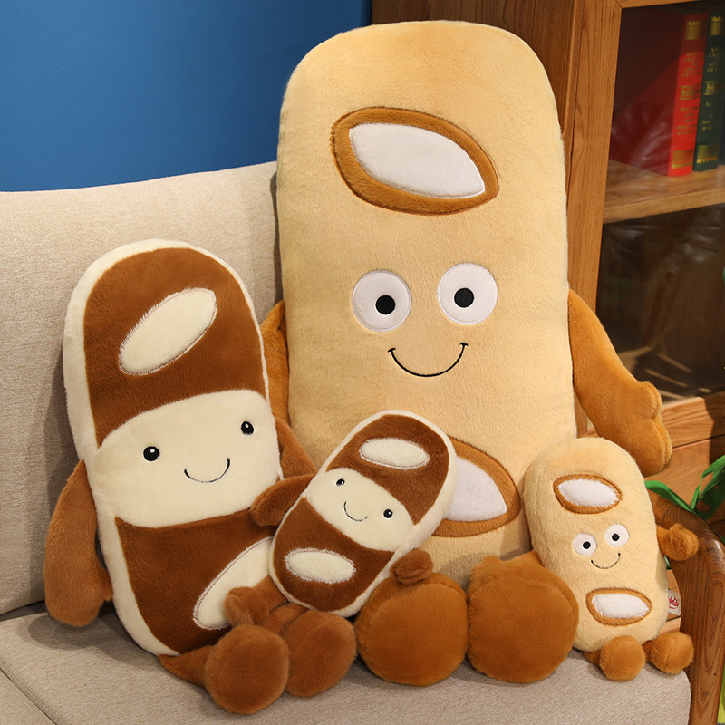 Creative design of the Baguette Boy plush doll with a cute shape, soft and comfortable. Directly sold by the manufacture 14