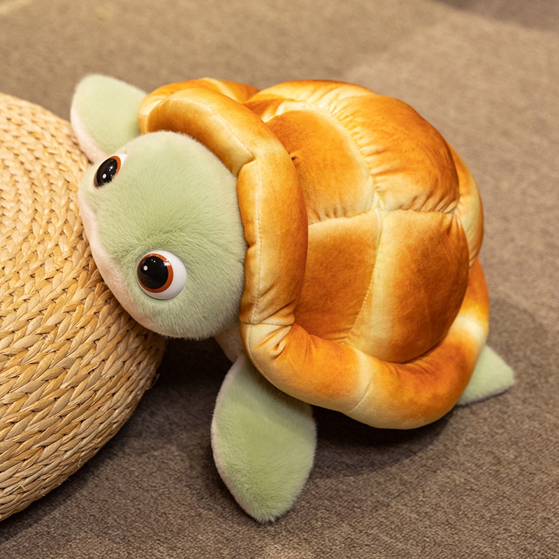 Creative design of bread turtle plush dolls, soft and comfortable, with cute shapes, a gift for children 13