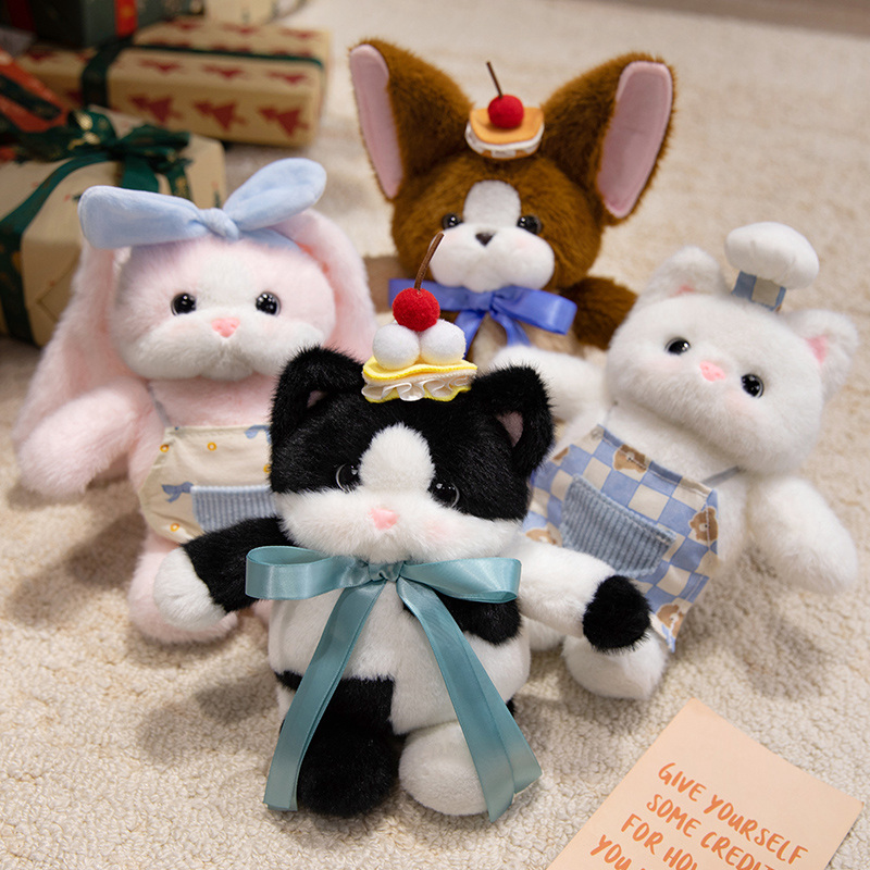 Creatively designed plush dolls with cute and fun-loving shapes, inspired by a western restaurant theme—perfect companio 16