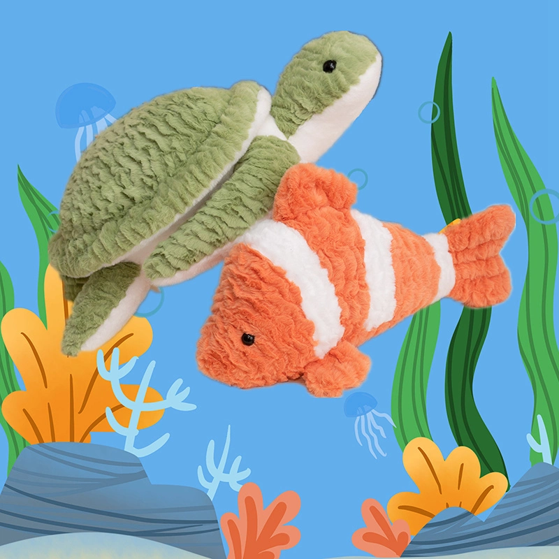 Creative design of tidal ocean plush dolls with cute and funny shapes, a gift for children's companionship 1