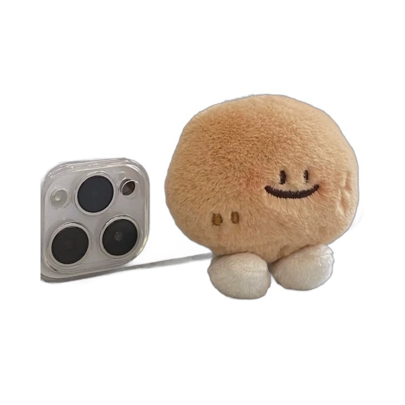 8cm Cute Custom Plush Bun Keychain | Soft Smiling Bread Doll Pendant with Legs | OEM Mini Plush Toy Gift for Bag 9