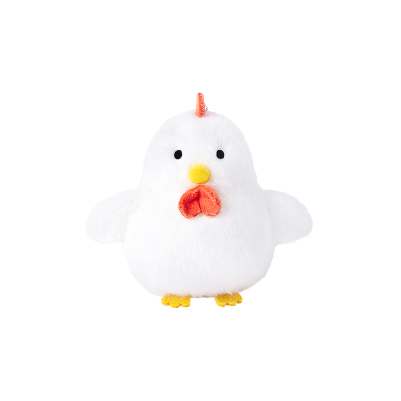 The little white chicken creative design plush doll has a cute and charming shape, making it a gift for children's compa 8