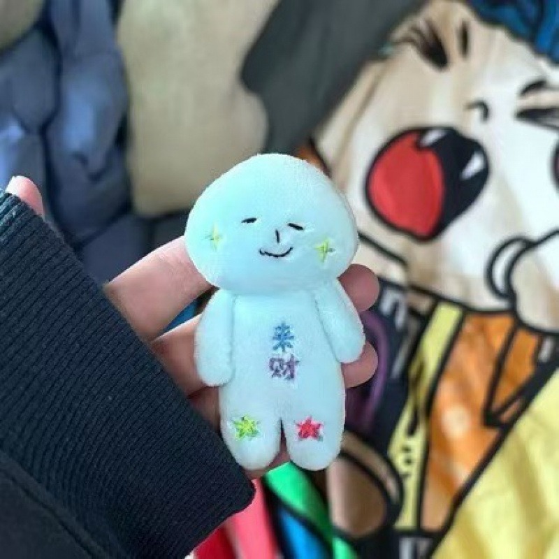 Kawaii Yukio Plush Rainbow Cat Dolphin Mermaid Dog Plush Keychain Toys Bag Pendant for Students Backpack 12