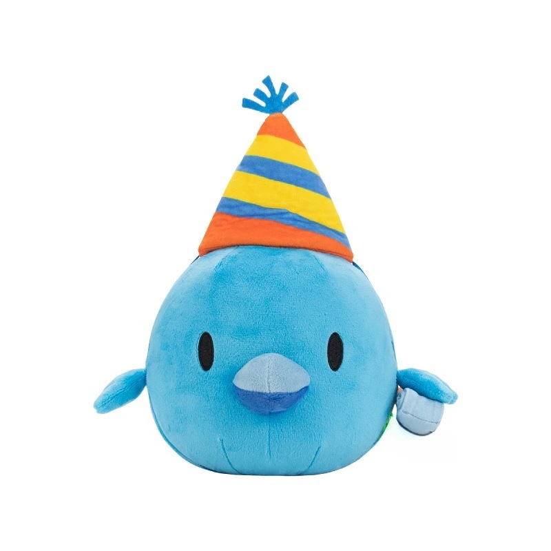 Muñeco de peluche de dibujos animados de Anime azul de 20 cm para fiestas, suave y cómodo, regalo de cumpleaños para niños. 1