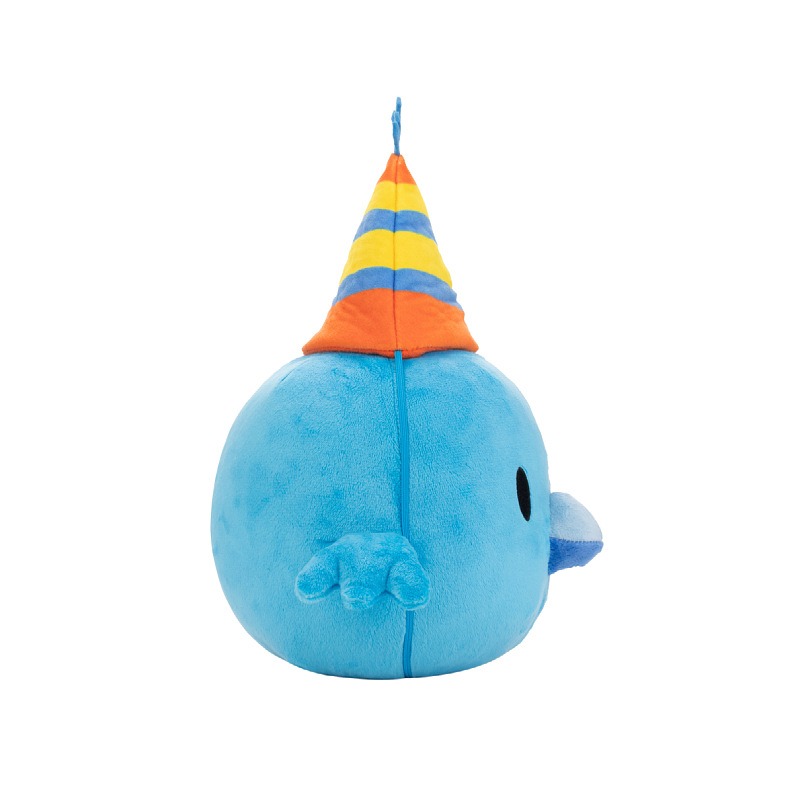 Muñeco de peluche de dibujos animados de Anime azul de 20 cm para fiestas, suave y cómodo, regalo de cumpleaños para niños. 13