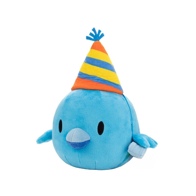 Muñeco de peluche de dibujos animados de Anime azul de 20 cm para fiestas, suave y cómodo, regalo de cumpleaños para niños. 12