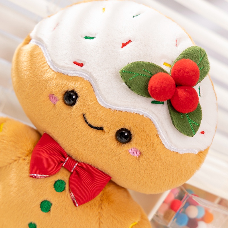 Factory direct supply of cute cream gingerbread plush dolls, cute and explosive, soft material，cute christmas gifts 14