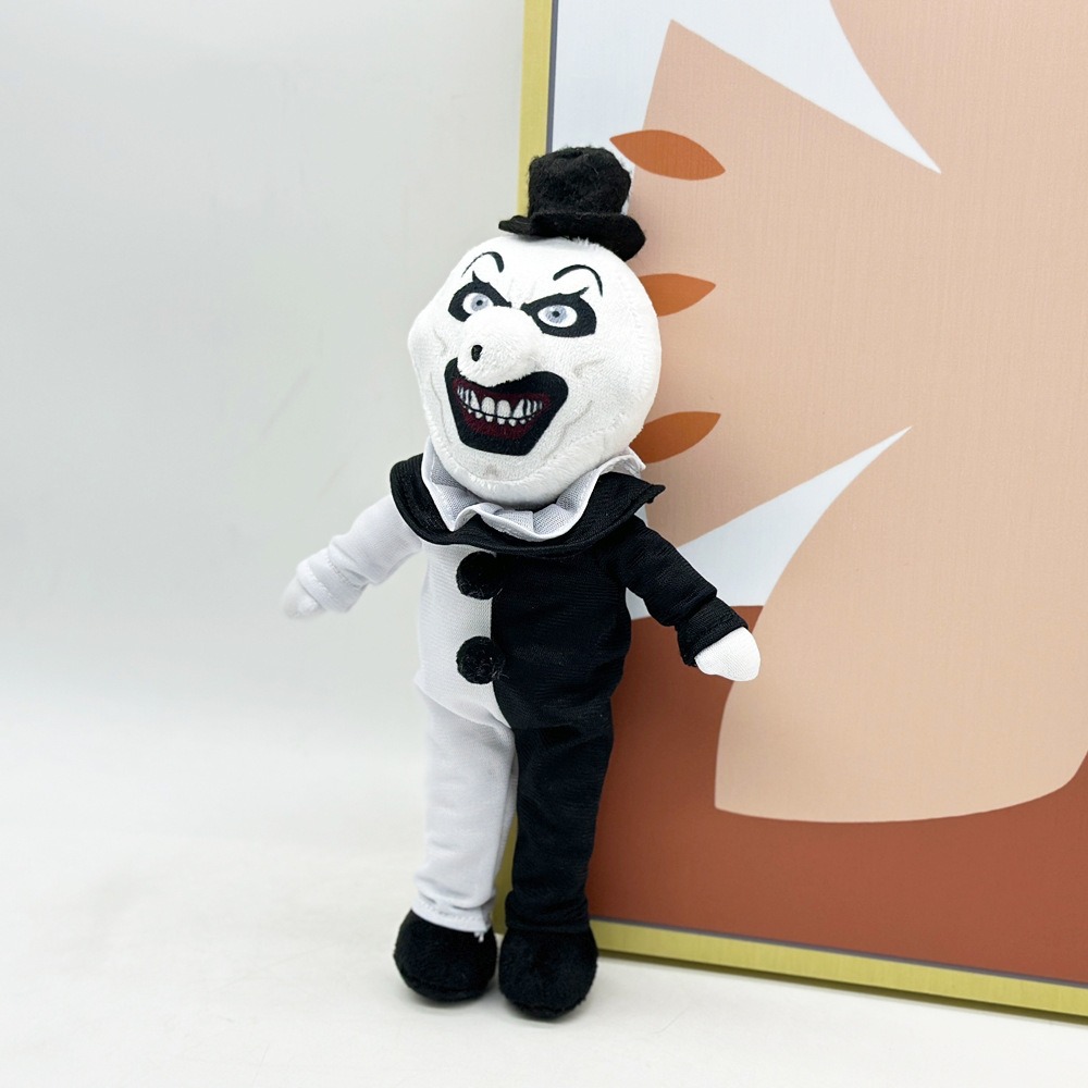 Hot Sale 27cm Terrifier 3 Plush Stuffed Doll Fine Plush Movie Animation Gift for Fans Movie-related  Merchandise 14