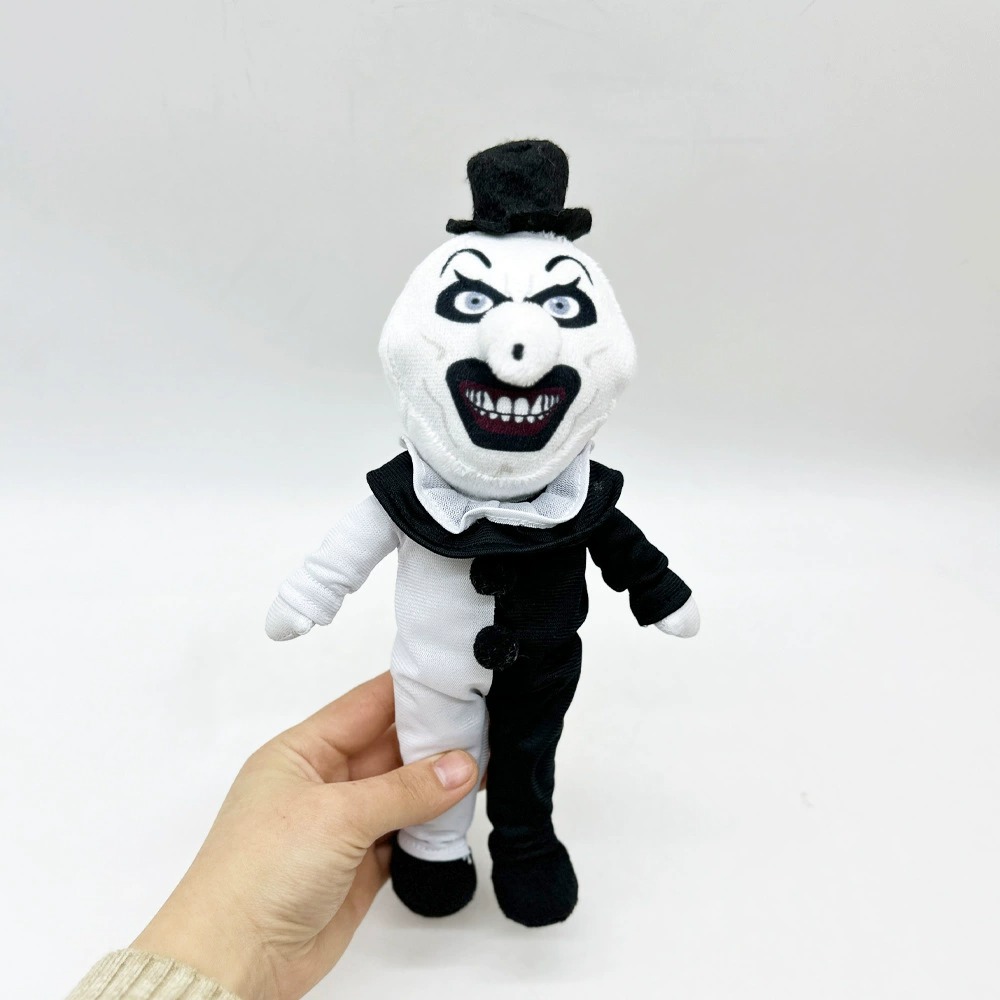 Hot Sale 27cm Terrifier 3 Plush Stuffed Doll Fine Plush Movie Animation Gift for Fans Movie-related  Merchandise 21