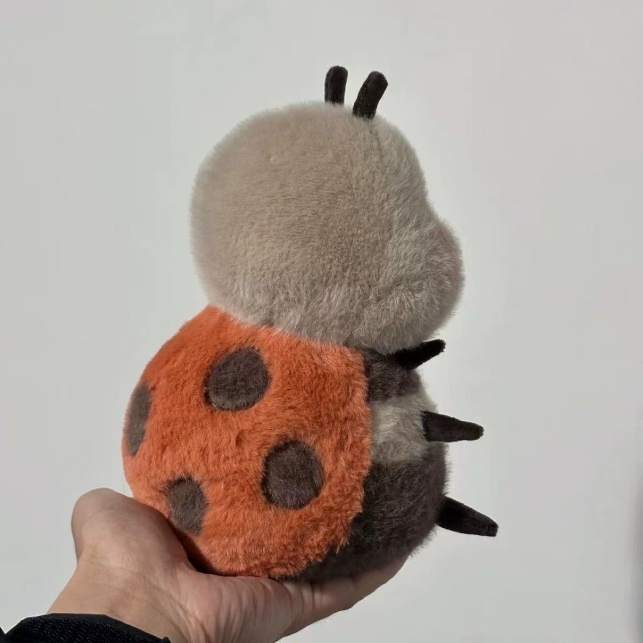 Cute 18cm Seven Star Ladybug Insect Plush Stuffed Toy Soft Stress Relieving Children's Companion PP Cotton 9