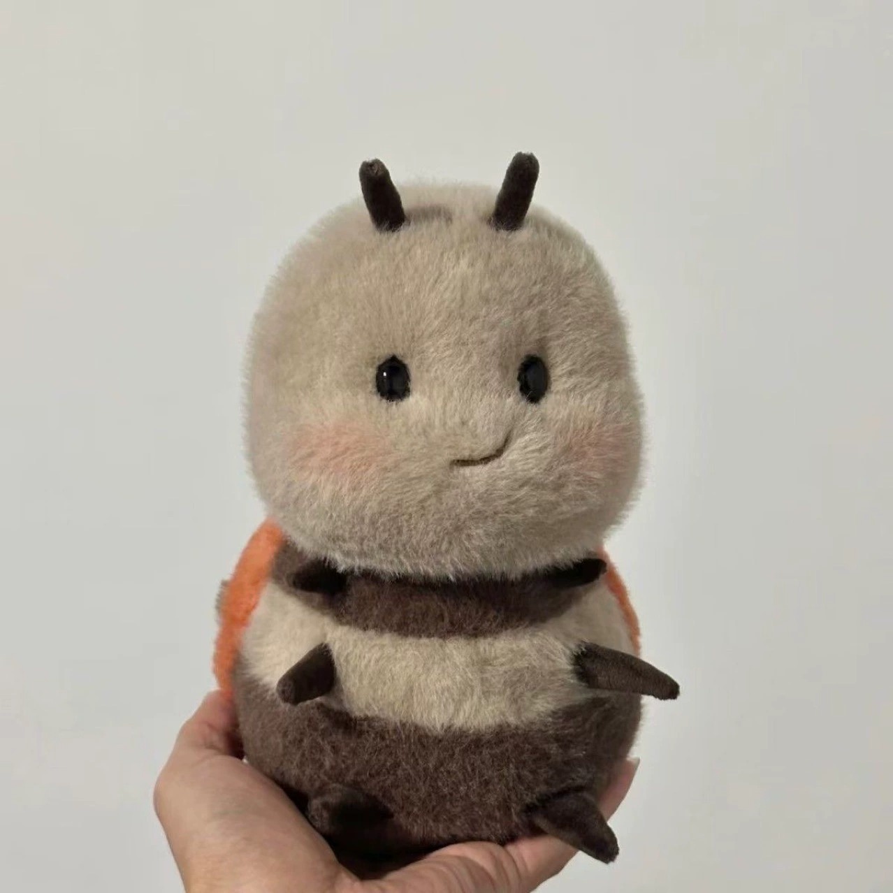 Cute 18cm Seven Star Ladybug Insect Plush Stuffed Toy Soft Stress Relieving Children's Companion PP Cotton 8