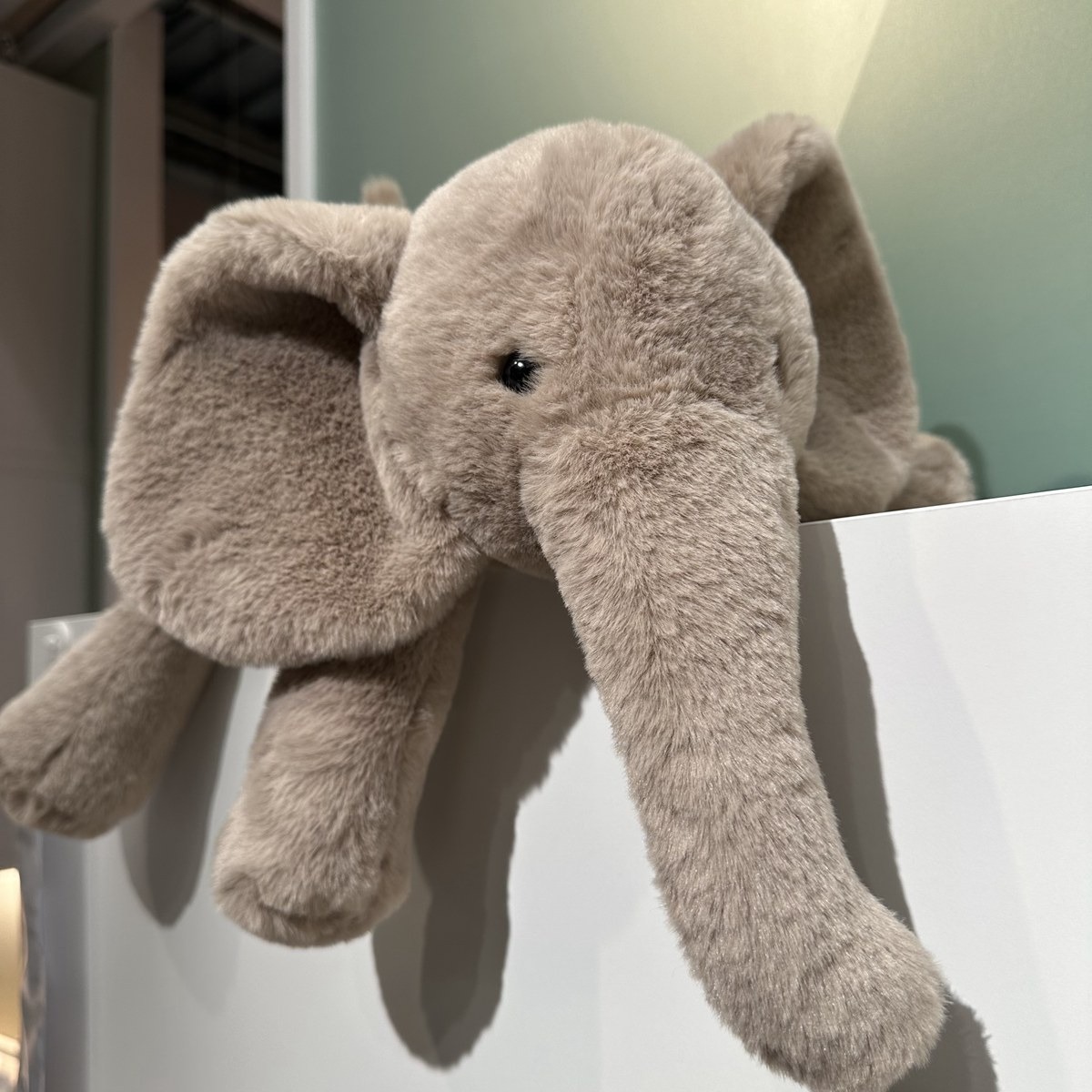 Wholesale Dropshipping Giant Plush Elephant Pillow Gray and White Baby Soft Elephant Plush Toys Cute Stuffed Animal 18