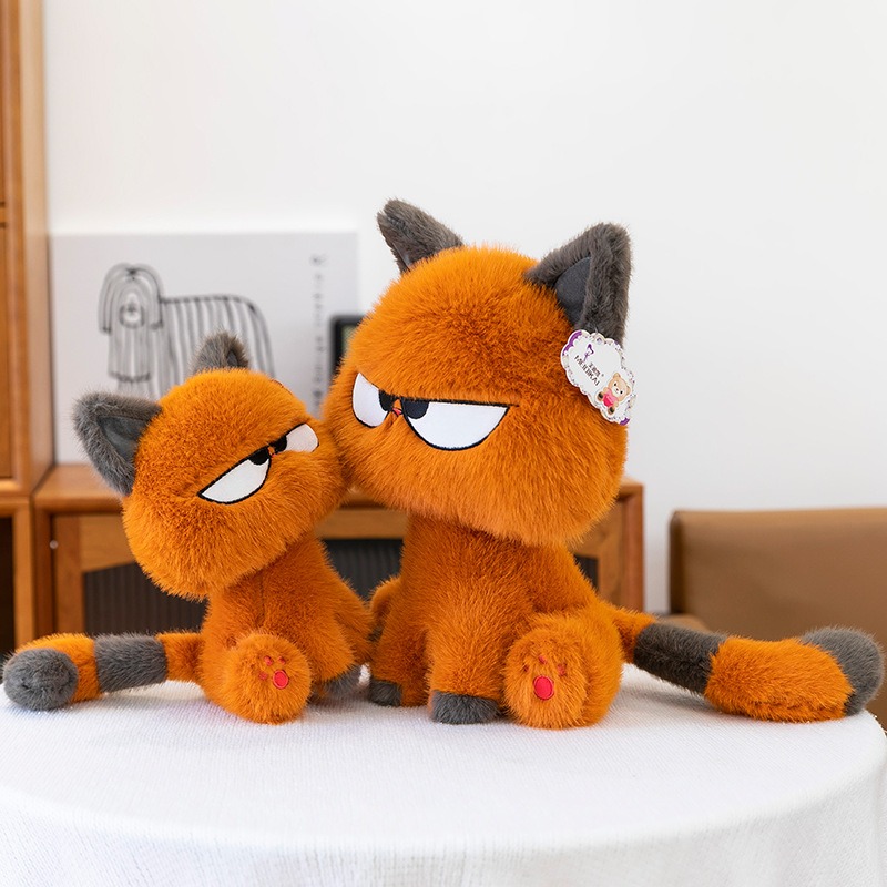 Wholesale 28/38cm Super Soft Cuddly New Orange Cat Plush Toys Plush Animal Toy pp Cotton Filled Children's Gift 10