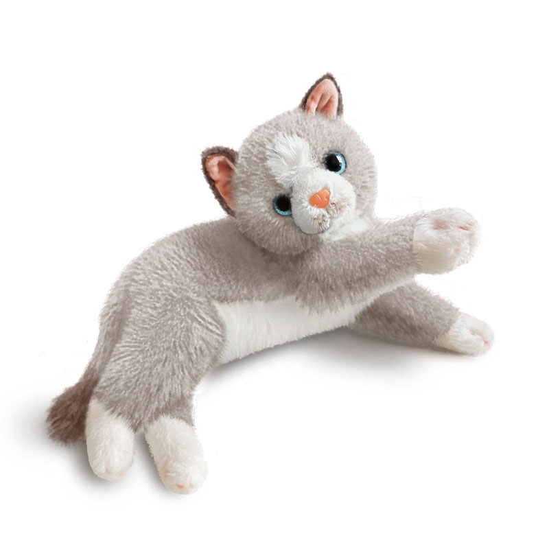 Naughty Cat Plush Doll Pillow Creative Design Unique Shape Soft and Comfortable Warm Home Decoration 14