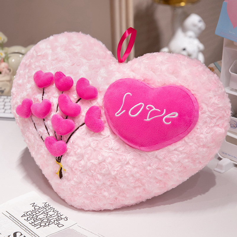 Heart-Pounding Love Pillow Plush Doll, a soft and comfortable Valentine's Day gift. 14