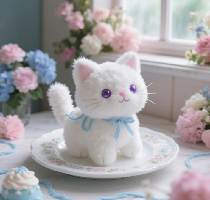 Customized Series of Cute Cat Plush Dolls: Direct Sales from Manufacturer, Lovely Shapes, Soft and Comfortable 1