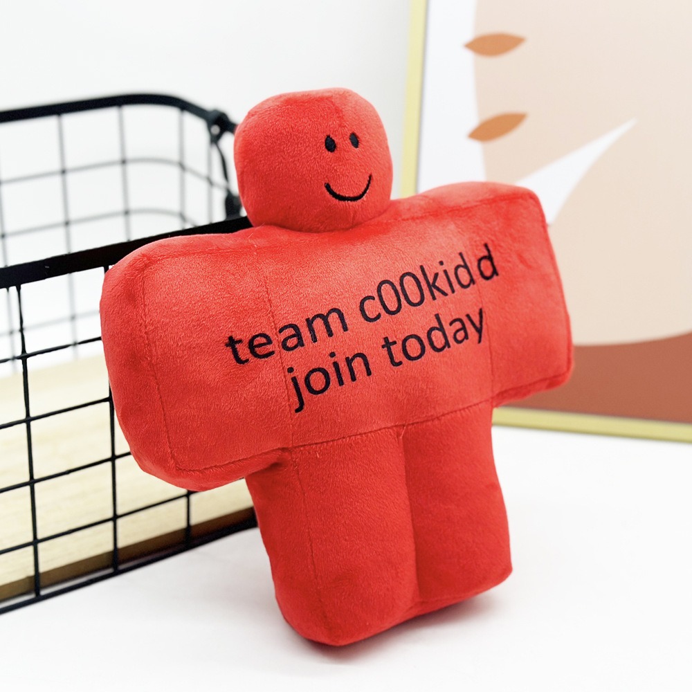 2025 New Red Giant Peripheral Plush Figure Toy Super Soft Giant Muscle Kids Cotton Stars Gift Team C00kidd Plush Toy 12