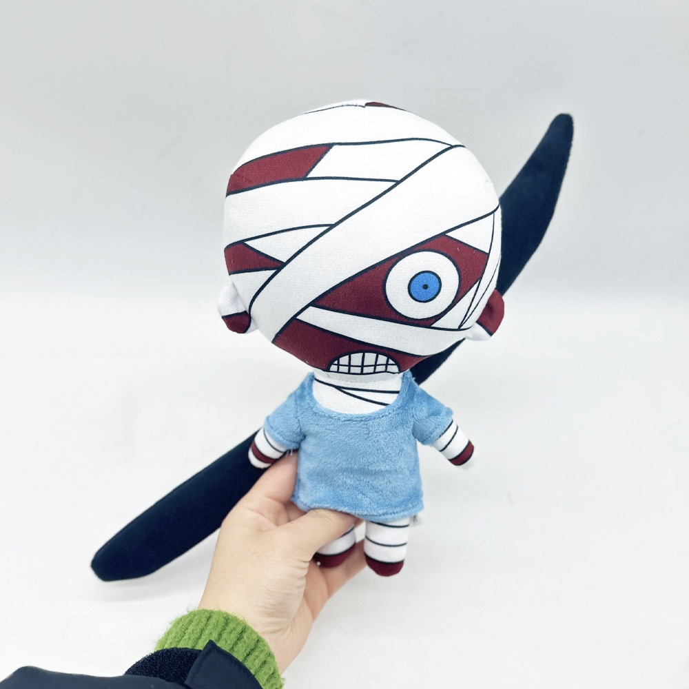 Wholesale 25CM Mouthwashing Plush Game Peripheral Bandage Man Doll Red Monster Plush Toy for Kids 14