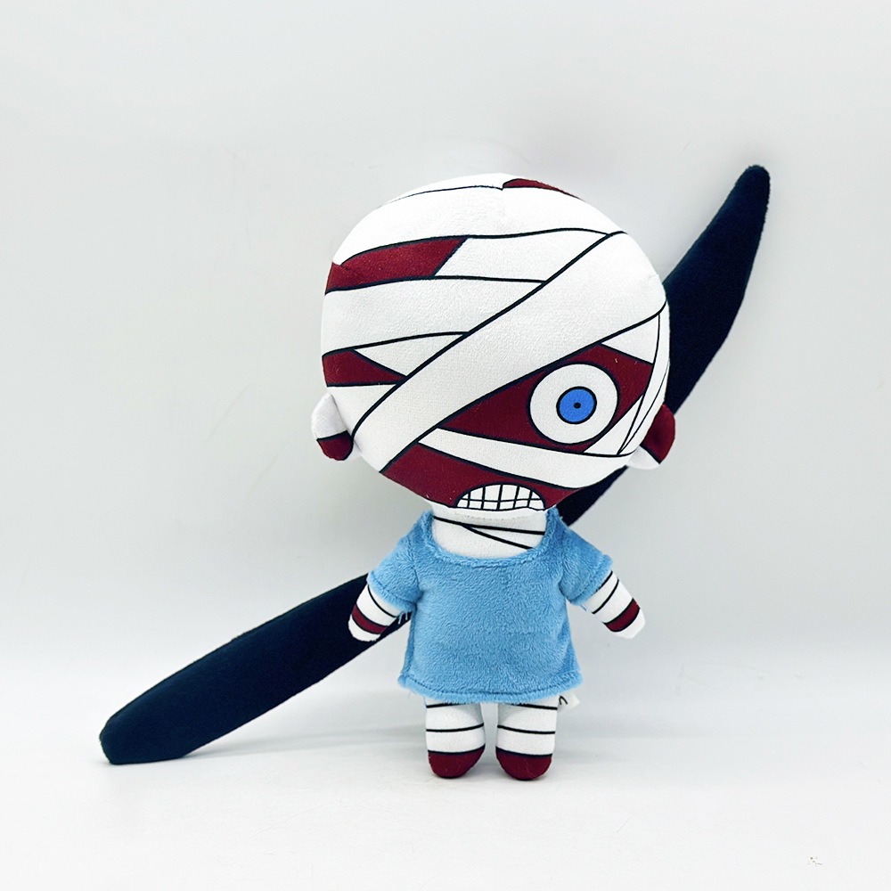 Wholesale 25CM Mouthwashing Plush Game Peripheral Bandage Man Doll Red Monster Plush Toy for Kids 15