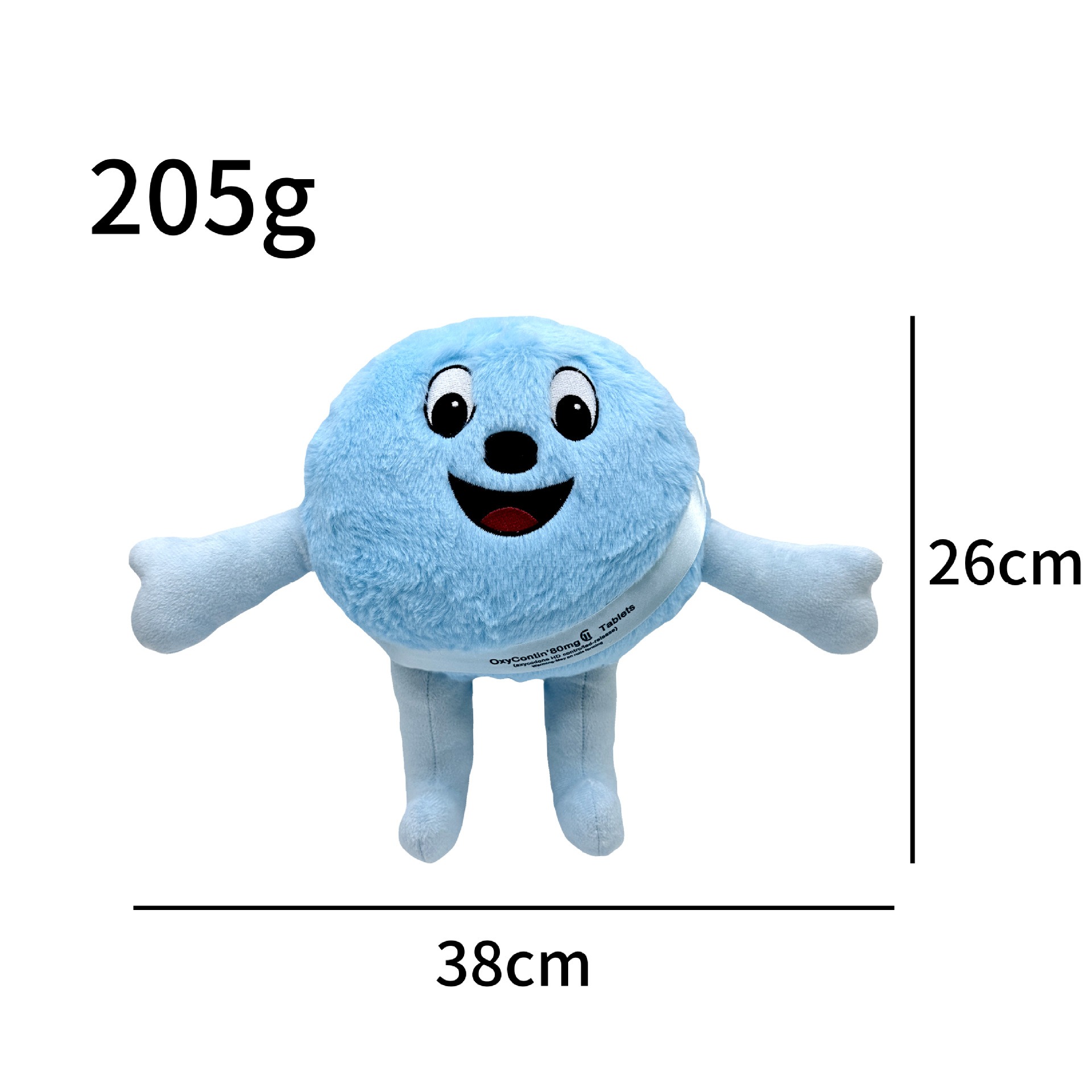 26cm Oxy Plushie Painkiller Stuffed Pill Oxy Contin Plush Toy Oxy Contin Peluche Super Soft Home Room Decoration Pillow 13